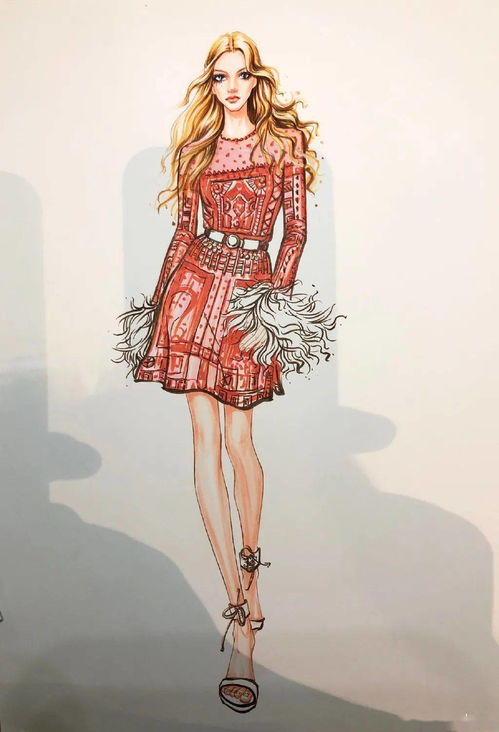 针织服装手绘效果图步骤详解